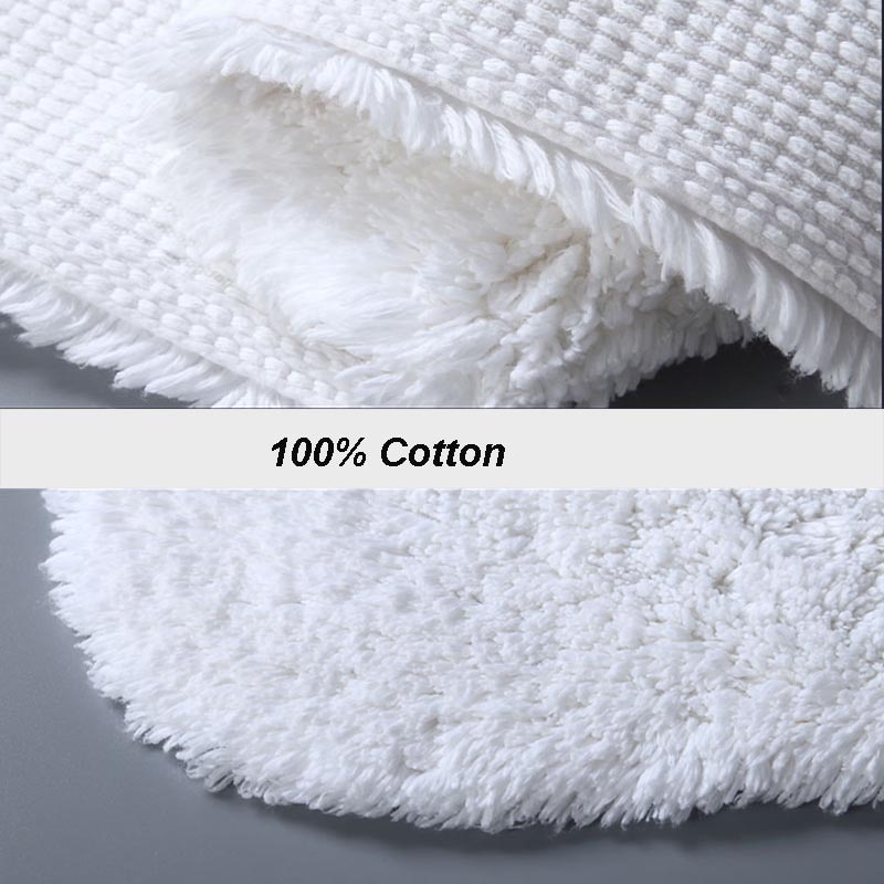 Badmat badstof katoenen voeten handdoek hotel huis verdikte badkamer tapijten en vloerkleden grijs witte deurmat antislip vloermatten
