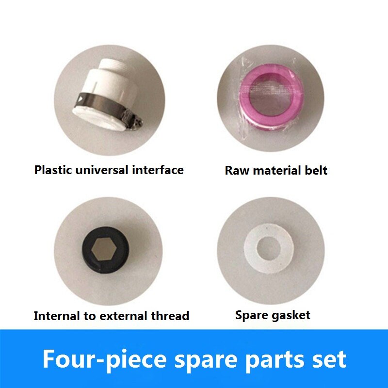 Difusor giratorio de 360 grados para cocina, Aireador de grifo de ahorro de agua a prueba de agua, accesorios de cocina, herramientas: Universal joint set
