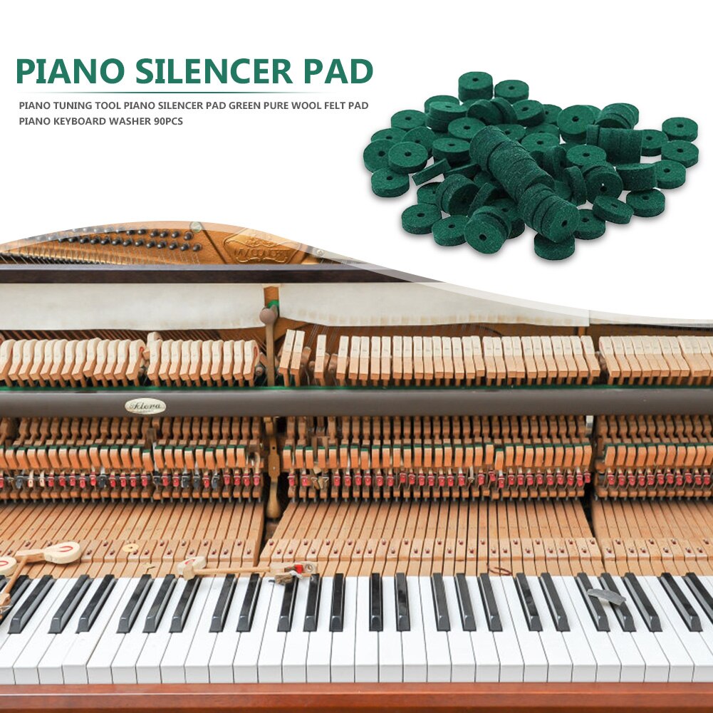 90 sztuk lekkie podkładki fortepianowe klawiatura pianina strojenie filc pierścień Podkładka instrument muzyczny naprawa części robić narzędzi