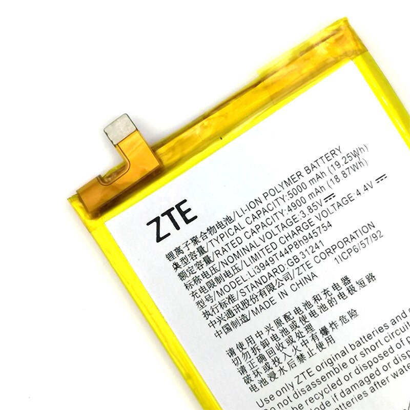 100% Originele 5000mAh Li3949T44P8h945754 Batterij Voor ZTE Blade A2 Plus BV0730 A2Plus/ZTE Blade A610 Plus Telefoon + tracking Nummer