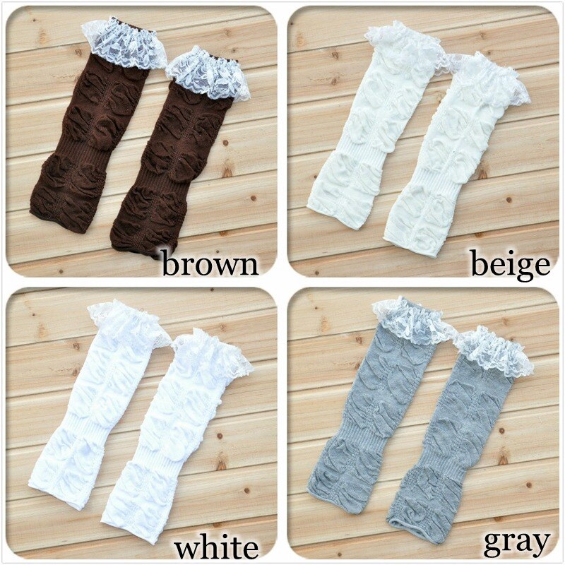 Guêtres Enfant Jambières à Volants JuDanzy Pour Bébé Fille - Coton élastique, Taille Nouveau-né - Rose Ciel, Confortables Jambières Bébé