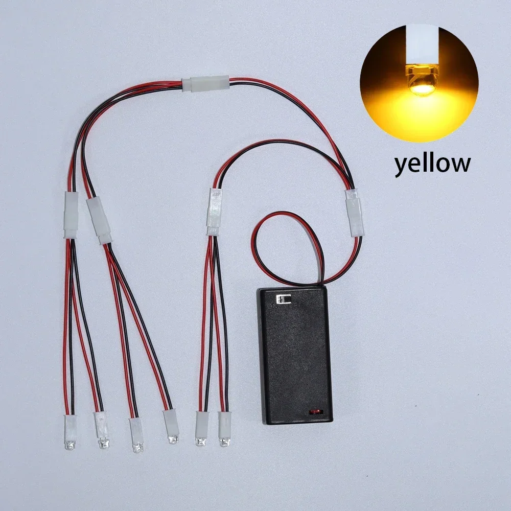 LED Lamp Beads Small Night Light No. 5 Battery Small Bulb DIY Model Light: PEACOCK BLUE