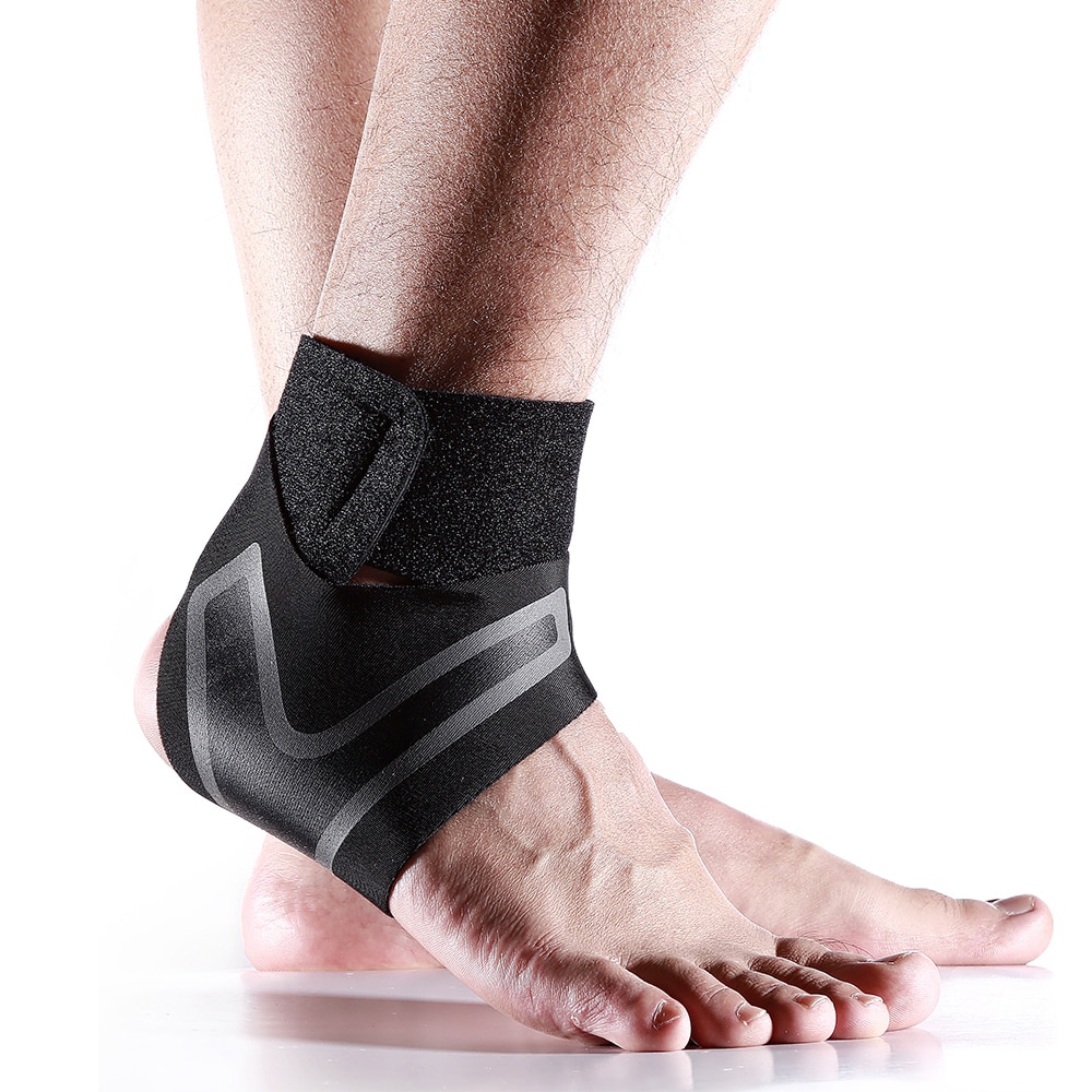 1 pc fitness esportes tornozelo cinta ginásio elástico tornozelo suporte engrenagem pé pesos envoltórios protetor pernas power weightlifting