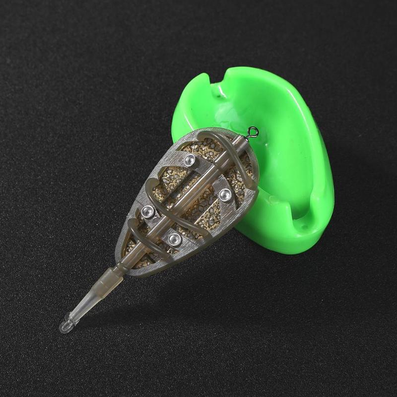 Cebador de método en línea, molde de cebo, lanzador, conjunto de plomada, soporte de cebo de Pesca de carpa, herramienta para aparejos de Pesca, accesorios Iscas