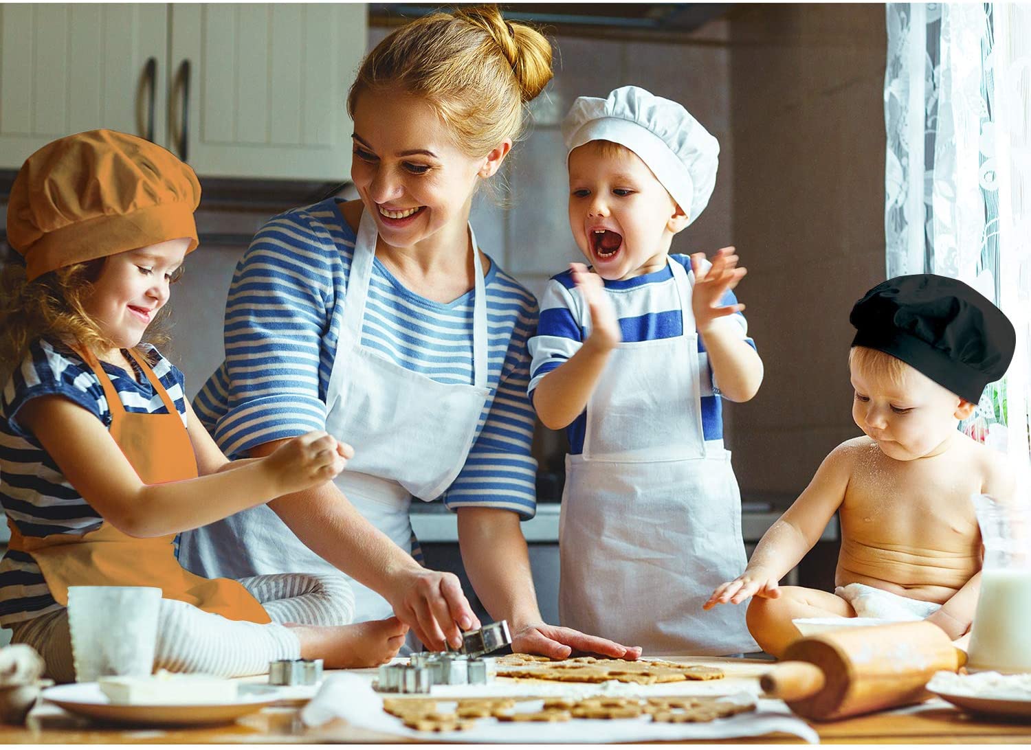 Enfant garçons filles tablier cuisine enfant artisanat enfants poche avant bavoir tablier enfants tablier enfant peinture cuisson bébé pinabefore