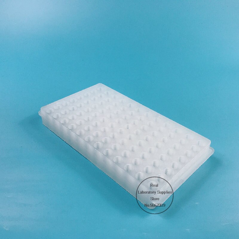 1pc labb 96 hål plast 0.5ml / 1.5ml / 2ml dubbelsidiga vändbara olika hål rörhållare centrifugrörsställ