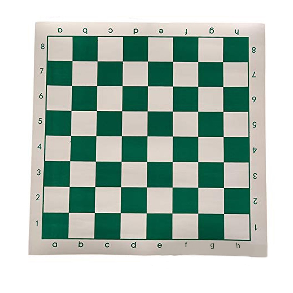 Tablero de ajedrez educativo de para torneo de cuero de PVC de 34,5x34, 5cm/42x42cm, para juegos educativos para niños