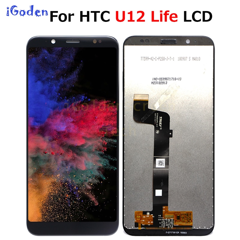 6.0 "pour HTC U12 vie écran LCD affichage écran tactile numériseur pour HTC U12 vie affichage LCD écran remplacement