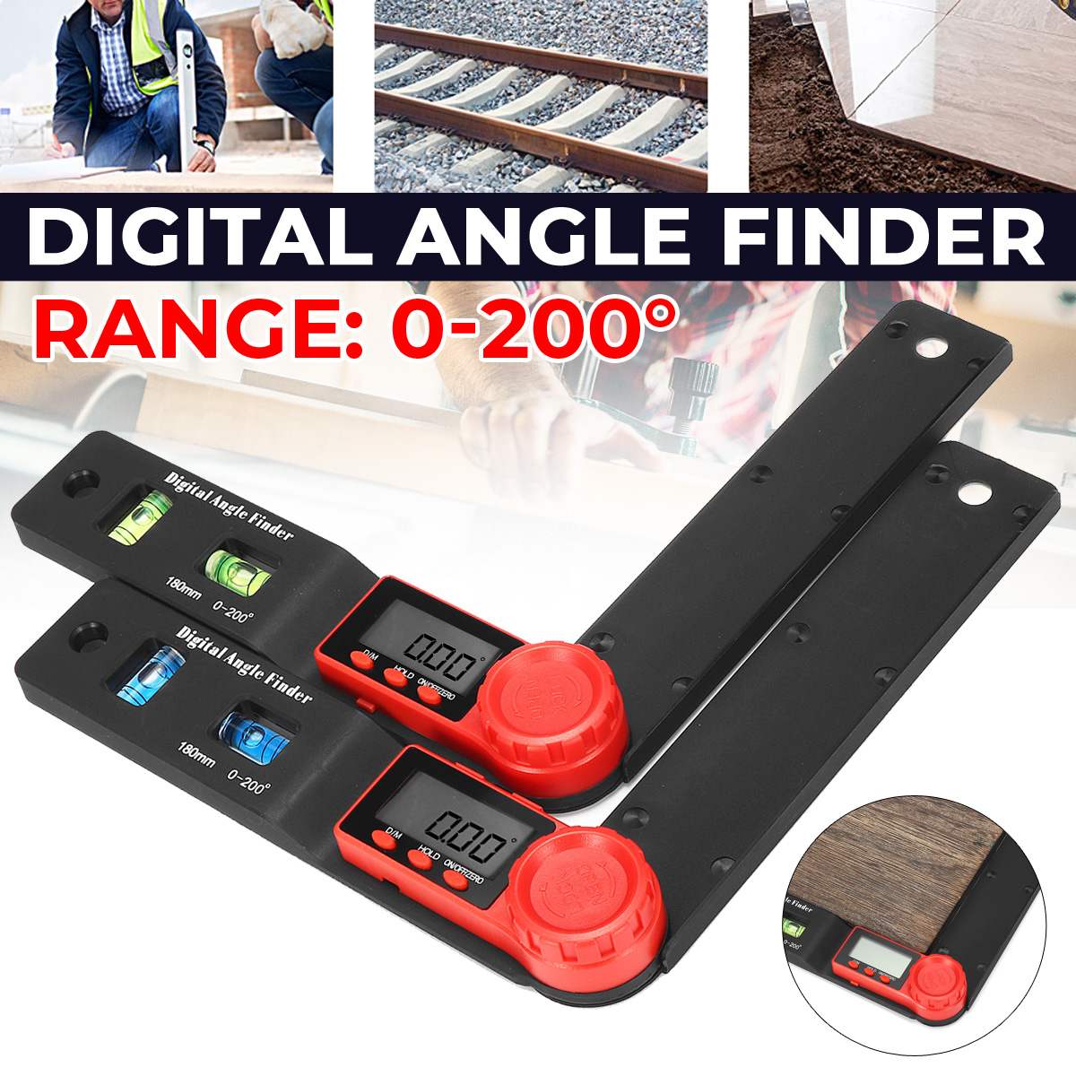 Electronic Goniometer Protractor Digital Meter Inclinometer Digital Angle Ruler Angle Finder Measuring Tool
