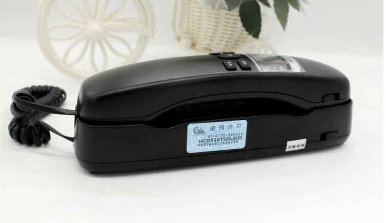Wall Landline Telephone Home Office Hotel Incoming Caller ID / wall-mounted bedside Mini Wall Telephone