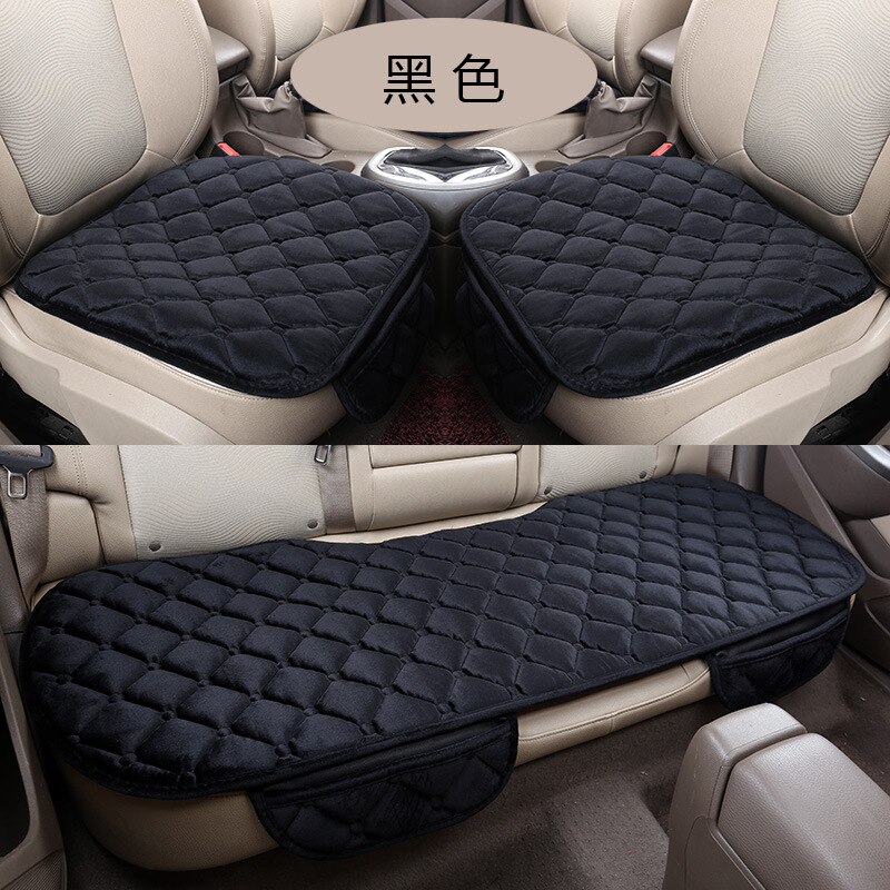 Stof Auto Bekleding Vier Seizoenen Voor Achter Vlas Kussen Ademende Protector Mat Pad Auto accessoires Universele Voor Alle Model: WPD02201C