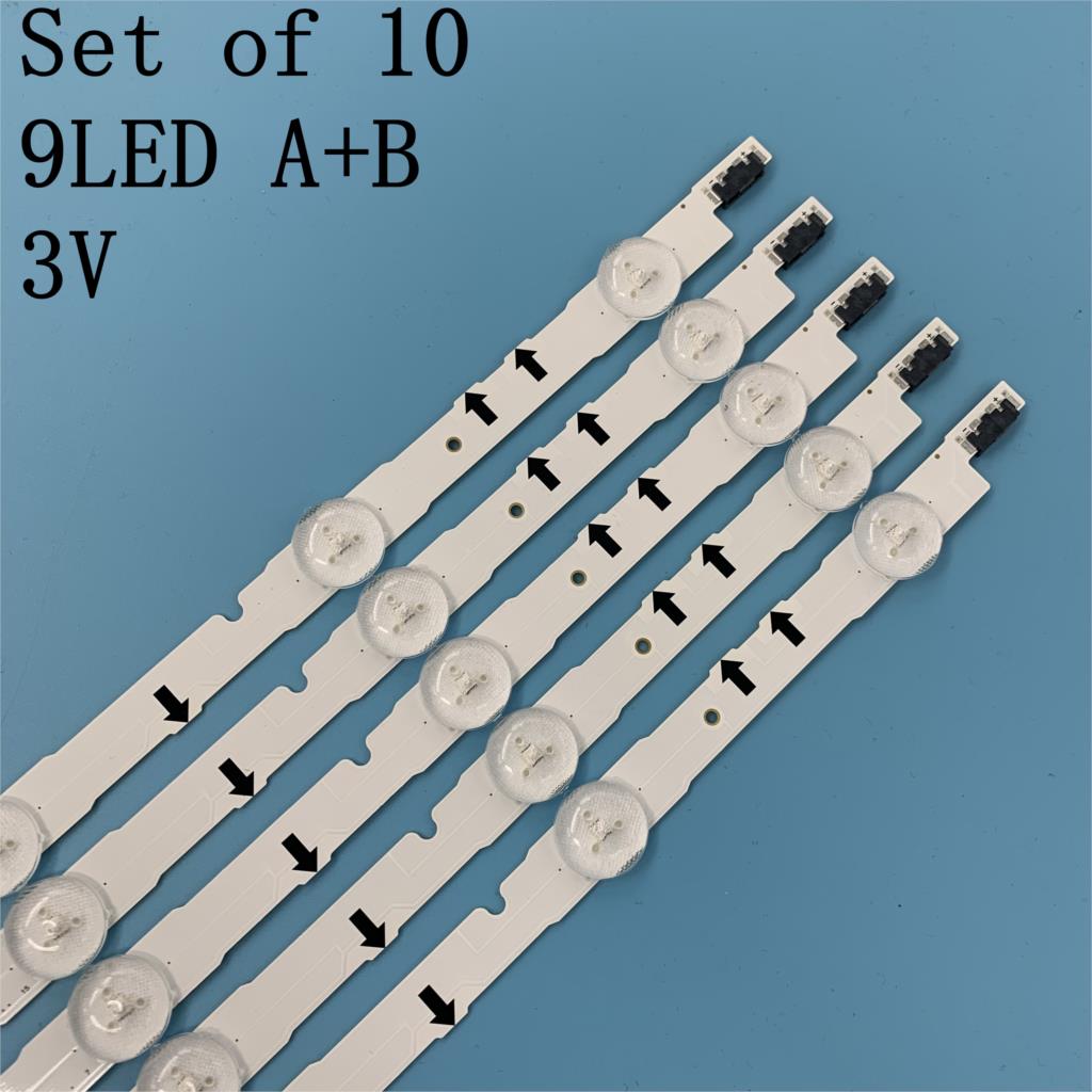 100% neue Original 10 Teile/satz LED-hintergrundbeleuchtung streifen D4GE-400DCA-R1 R2 D4GE-400DCB-R1 R2 für CY-GH040CSLV5H