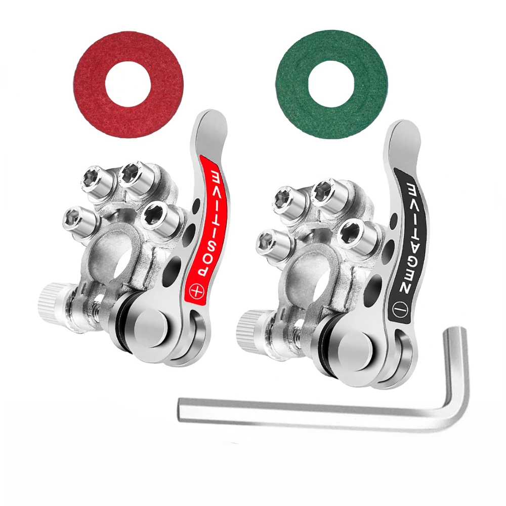 Conector de Cable de coche, terminales de batería de coche, desconexión rápida, conectores de Cables automáticos, Terminal de camión Tractor, accesorios para automóviles: Blanco