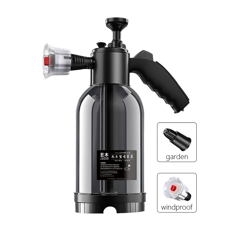 Schiuma spray 2L Pompa manuale ad alta pressione Lattina d'acqua Bottiglia spray per lancia schiuma per pulizia auto per strumenti per la pulizia dell'auto del giardino domestico automatico