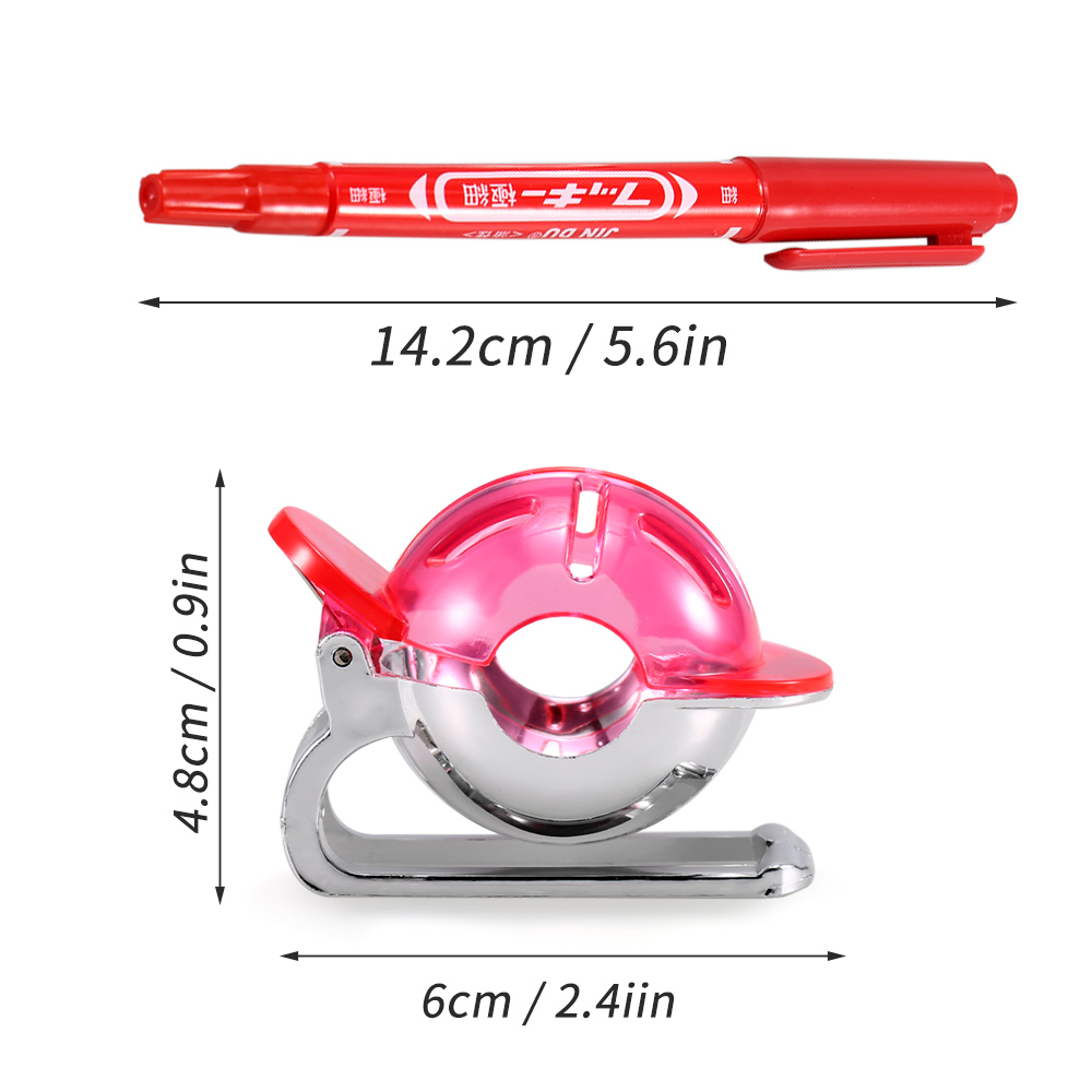 1set Golf Ball Line Marker with Pen Drawing Marking Alignment Tool Marks Template Drawing Alignment Marks Sign Tools Outdoor