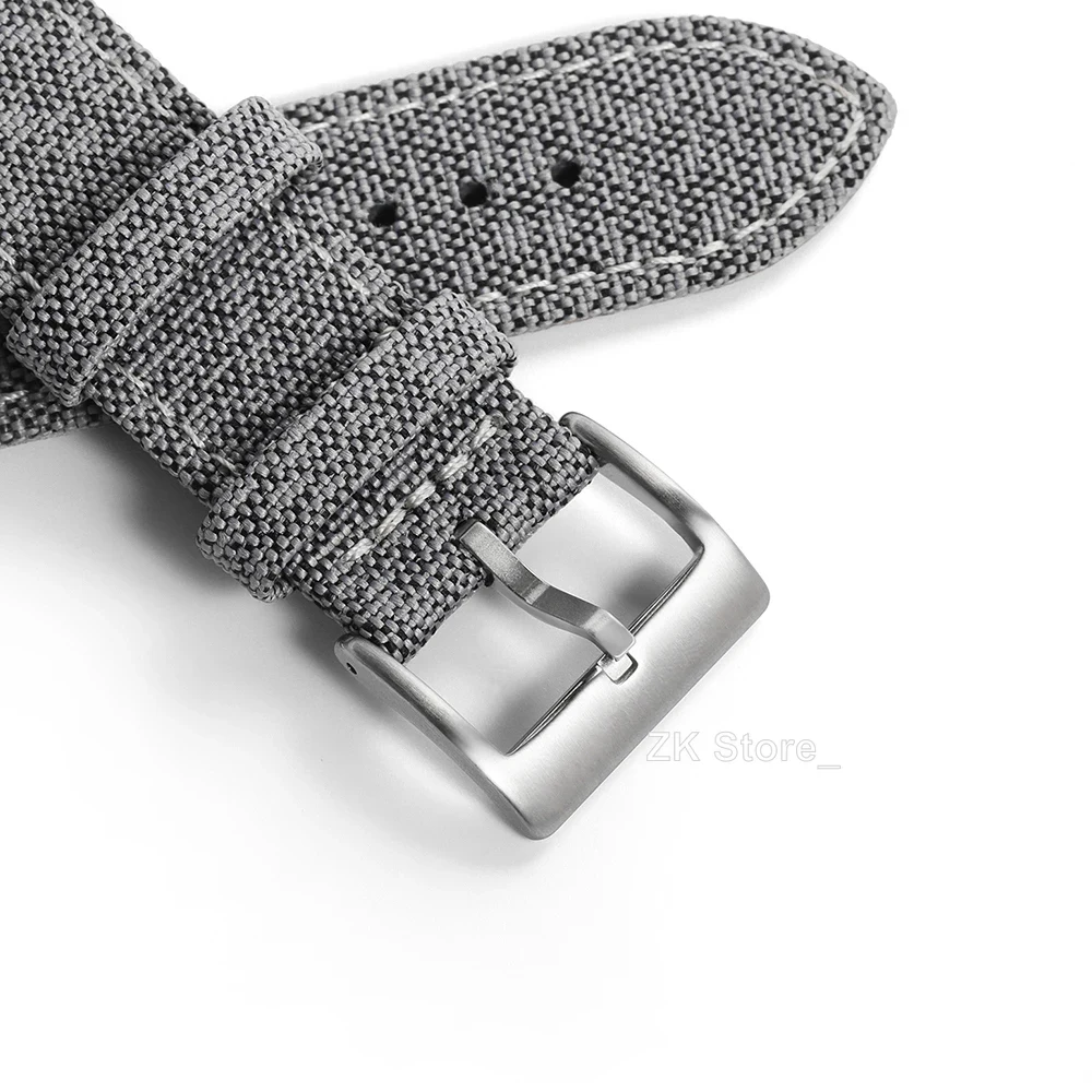 Bracelet De Montre En Toile à Voile Imperméable - Largeurs 18 à 22 Mm - À Dégagement Rapide - Unisexe
