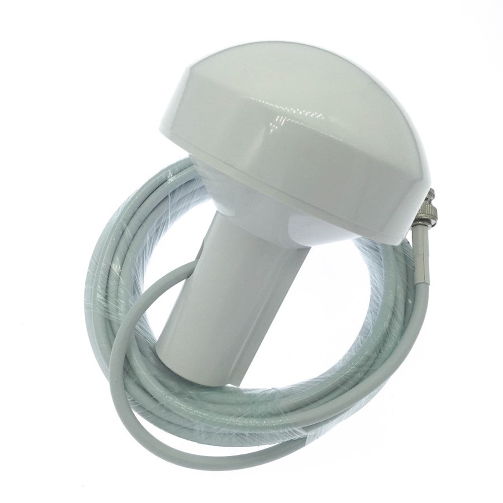 High Sensitivity Replacement Boat Marine GPS Antenna ABS BNC Connector Ship Cable 30dB Navigation Receiver Accessories DIY