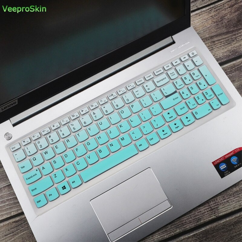 For Lenovo IdeaPad 510 110 15 110-15 V110 V110-15 V310 15ISK Flex 4 15 Notebook 15.6 inch Laptop Keyboard Skin Cover: fademint