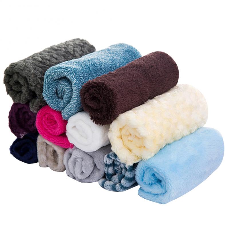 1Pc Microfiber Vaatdoek Super Absorberende Keuken Wassen Doek High-Efficiency Servies Huishoudelijke Reiniging Theedoek Keuken Rag: 1pc Random color