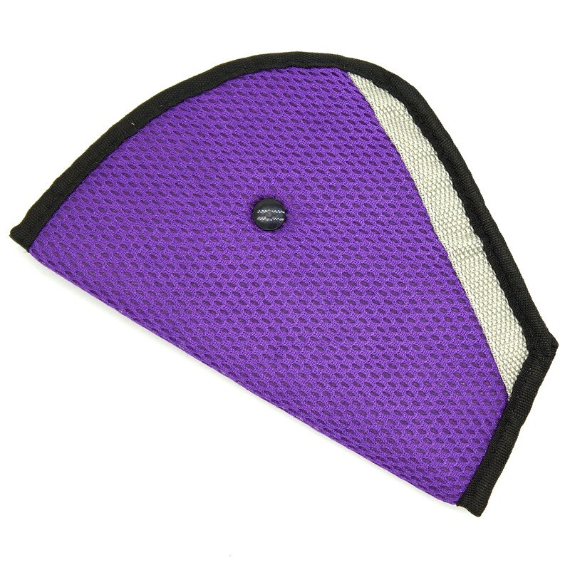Ajusteur universel de ceinture de sécurité pour enfants, pour voiture, dispositif triangulaire, Protection du cou, respirant, pour bébé: Purple