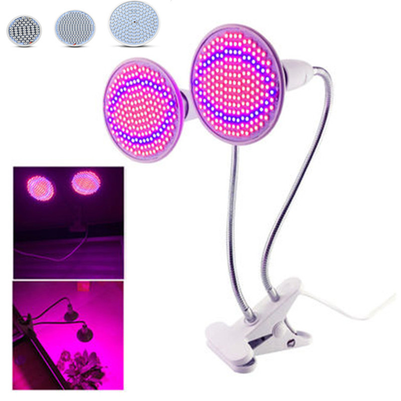 60 80 200 800 led Dual clips LED Plant Licht Groeien Bloem Groeiende Lamp houder Clips Voor Indoor kamer Zaaien hydrocultuur Kas