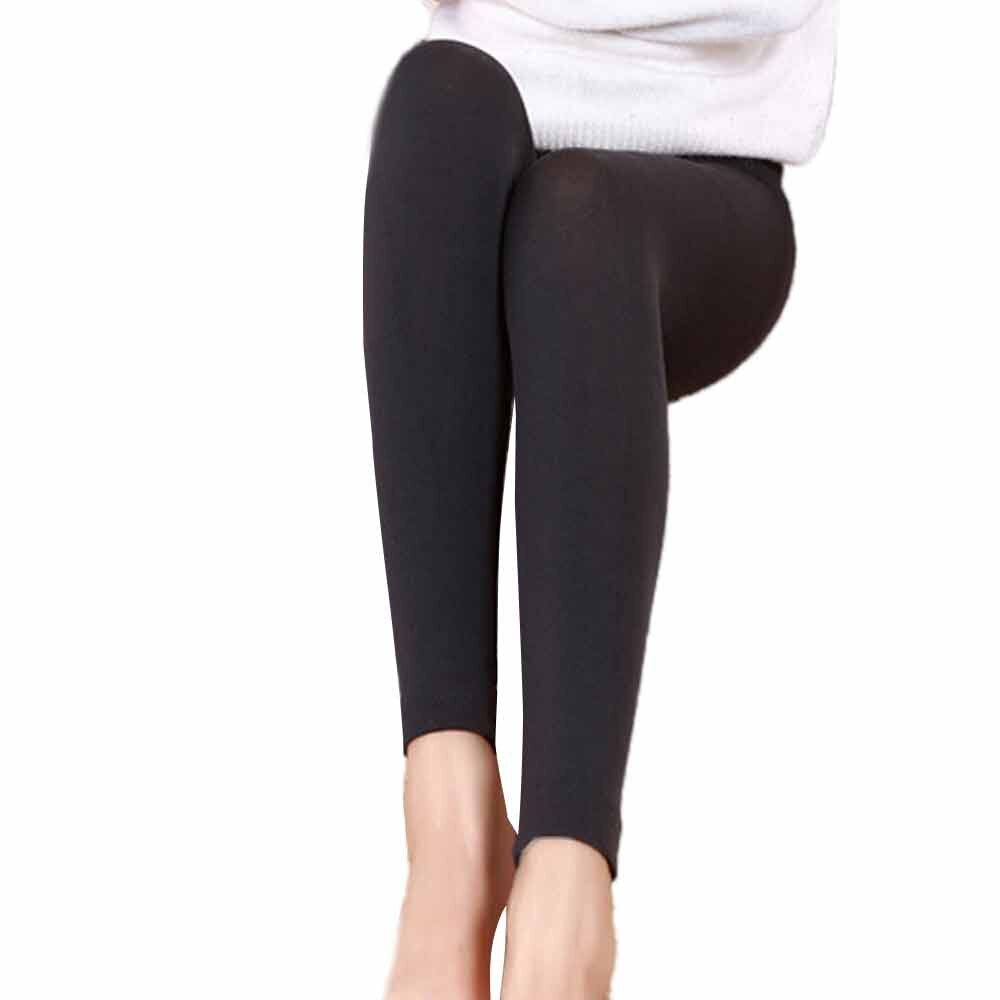 Women Plush Cashmere Leggings Casual Thick Leggings Super Elastic Slim Legging Calzas Mujer Leggins: Gray