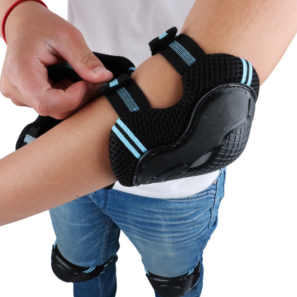 6 unids/set de rodilleras para adultos, coderas, protectores, soportes de apoyo, Protección deportiva, seguridad, patinaje, Skateboard, esquí, ciclismo, Protector de rodilla