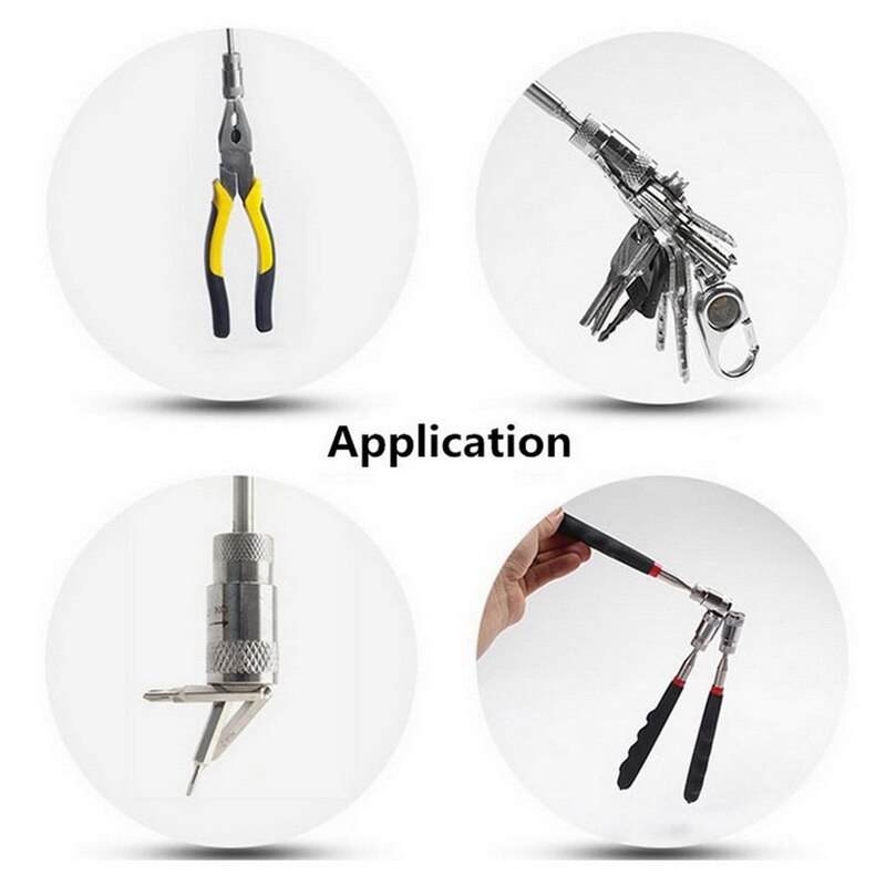 Magnetische Teleskop Pick Up Werkzeug Teleskop Magnet Stick zu Kleine Metall Picking Stift Metall Picker Saug Leistungsstarke Eisen Stick