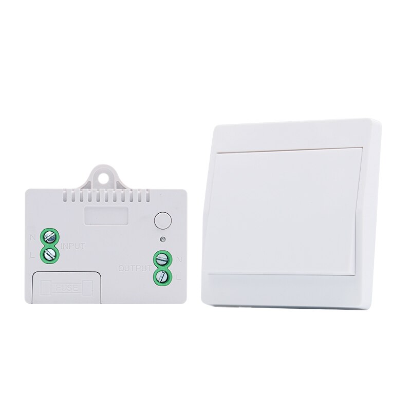 Saful Wireless Self-powered Switch Push Button Remote Control 1 Gang 1 Way Waterproof Intelligent No Battery for Smart Life: 1 Gang 1 Way