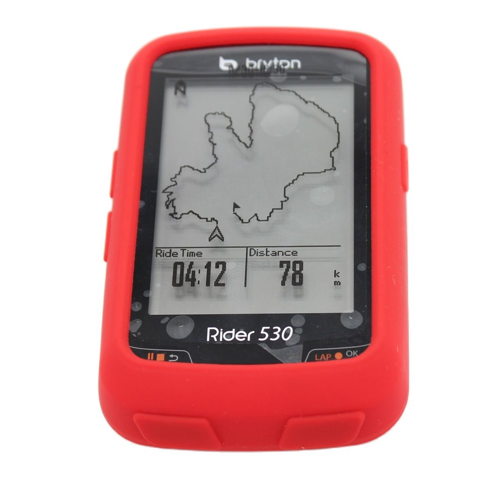 Funda protectora de goma de silicona para bicicleta, a prueba de golpes, para Bryton 530, Accesorios para ordenador GPS,