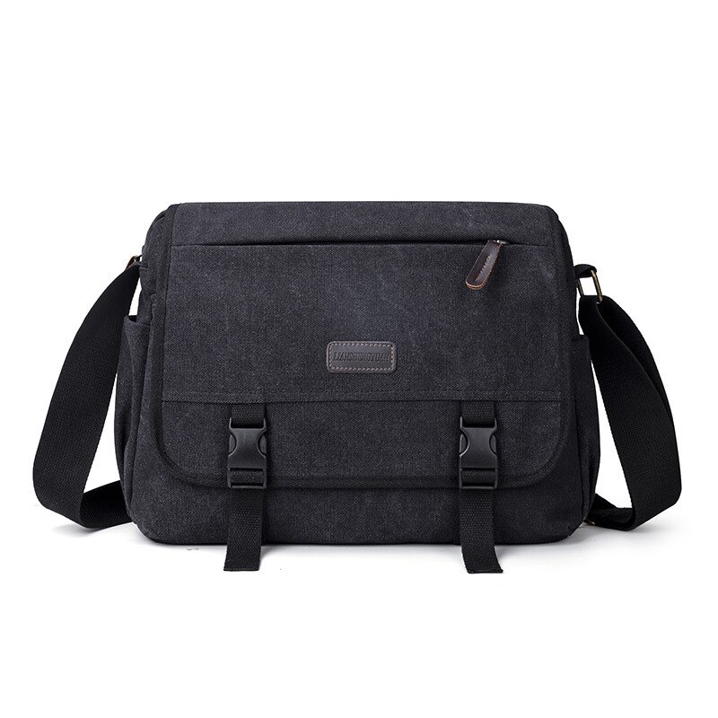 hommes sac porte-documents toile affaires sacs de luxe ordinateur portable de porte-documents fichier paquet voyage loisirs sacs: black