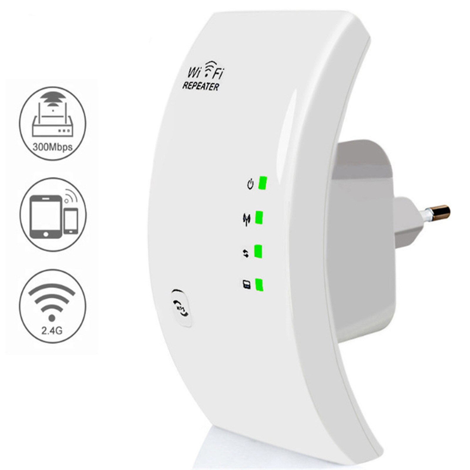 Wifi Signal Amplifier 300mbps Wifi Repeater Signal Super Booster Amplifier Range Extender Us#g30