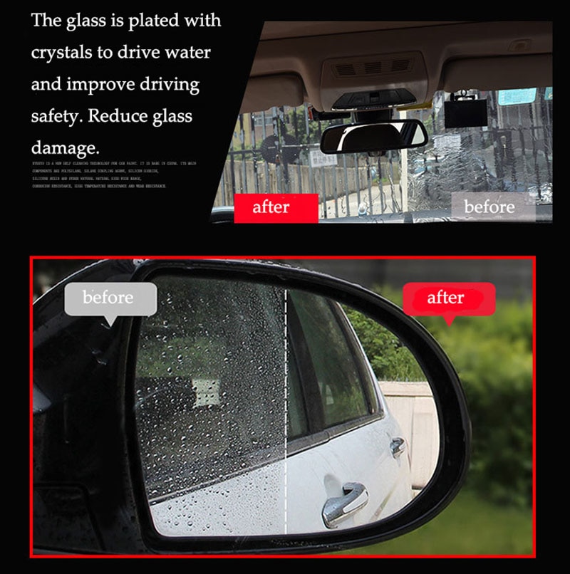 R9 Liquid Glass Car Nano Ceramics Coating Car Paint Care Liquid Anti-scratch Super Hydrophobic Windshield Glass Coating