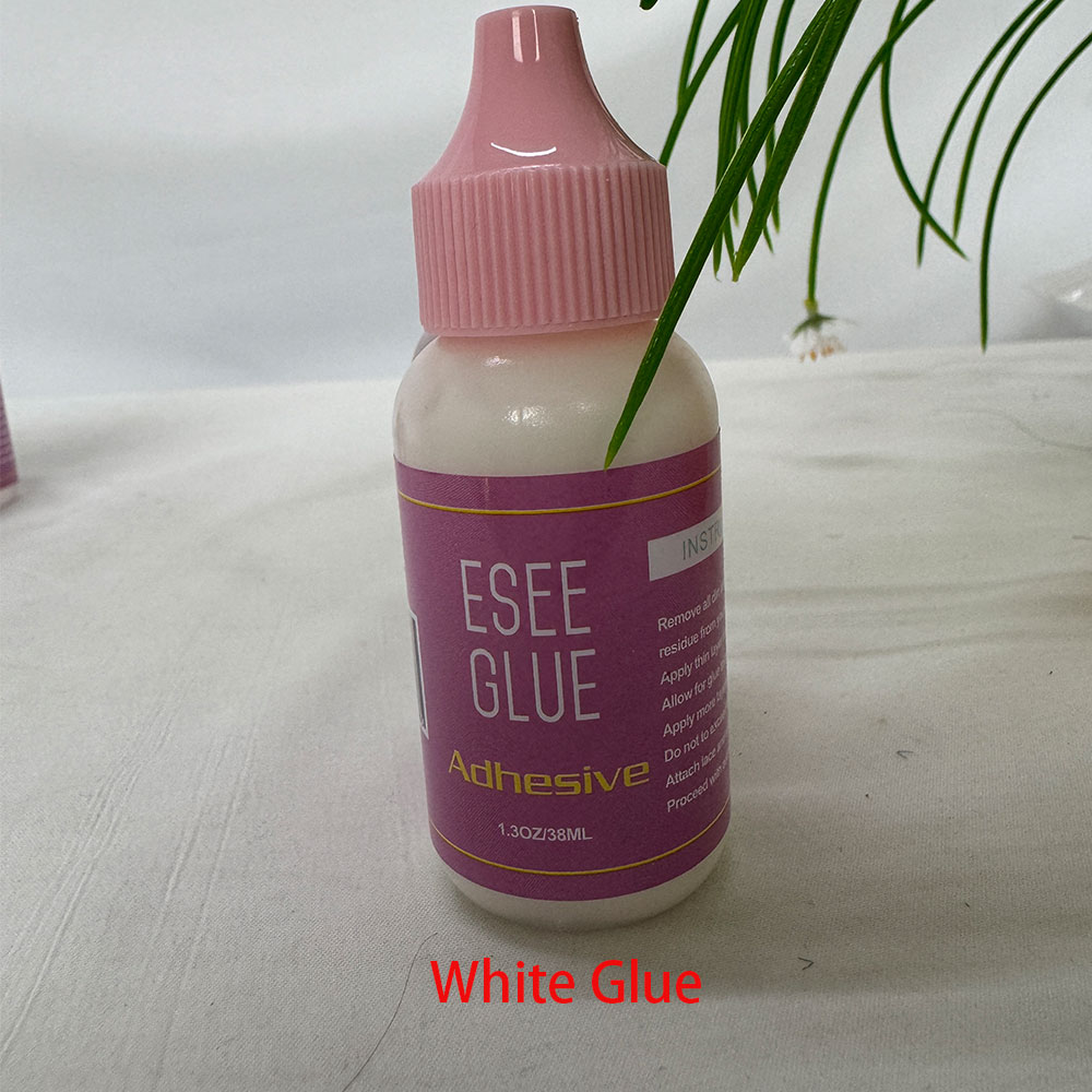 Esee1.3oz colle à dentelle pour perruques colle à cheveux Super tenue imperméable pour tissage colle de liaison de cheveux Invisible tenue extrême pour les systèmes capillaires: green
