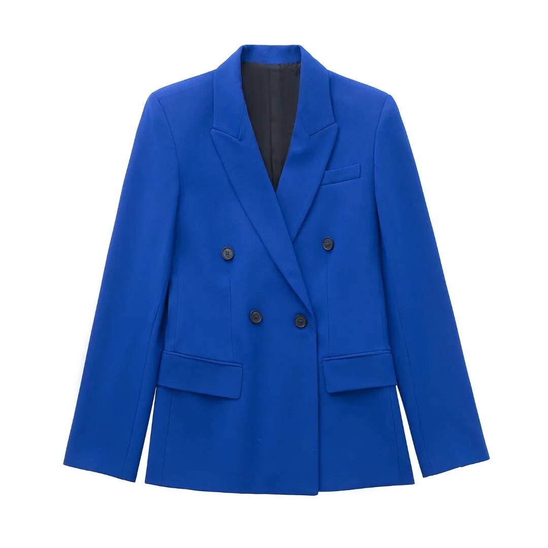 MINTLIMIT Dames bijgesneden blazer kraagloze pakken en MINTLIMIT Dames bijgesneden blazer kraagloze pakken en