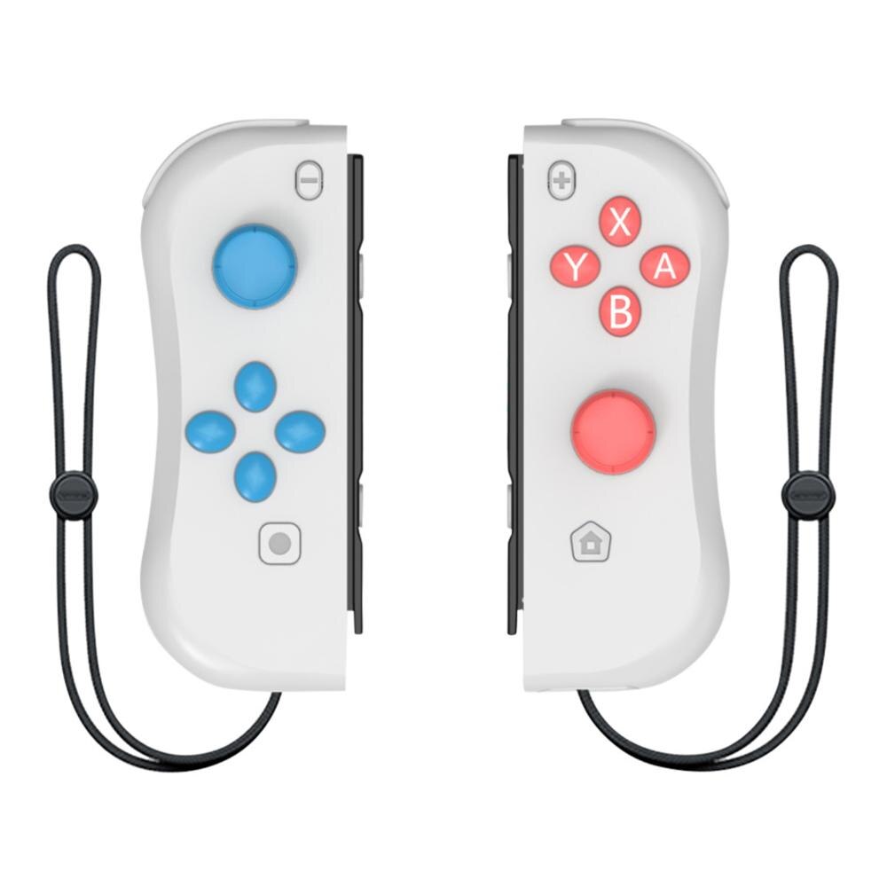 Wireless Controller for Nintend Switch Including vibration and sensor functions can be used through wired and Bluetooth: White