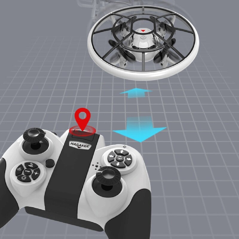 2.4Ghz Mini Rc Drone Met Led-verlichting Headless Modus Afstandsbediening Quadcopter Speelgoed 54DF