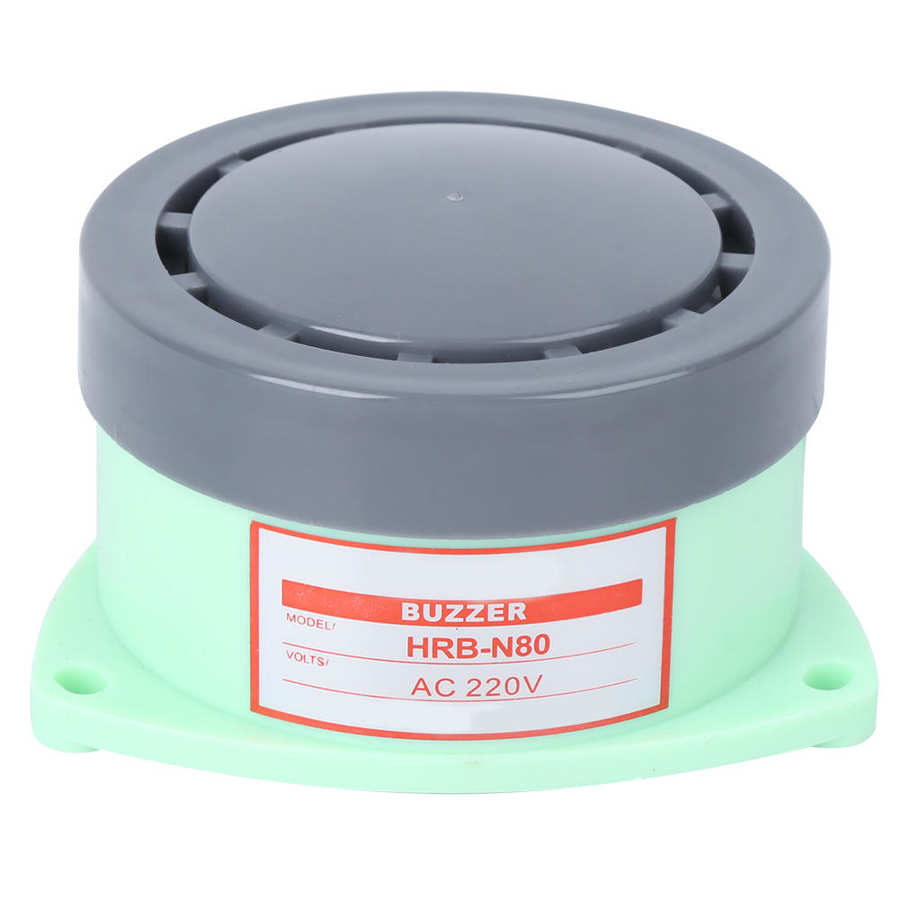 HRB-N80 Buzzer Pieper Alarm Elektromagnetische Actieve Continue Industriële Gebruik AC220V 50Hz 80db