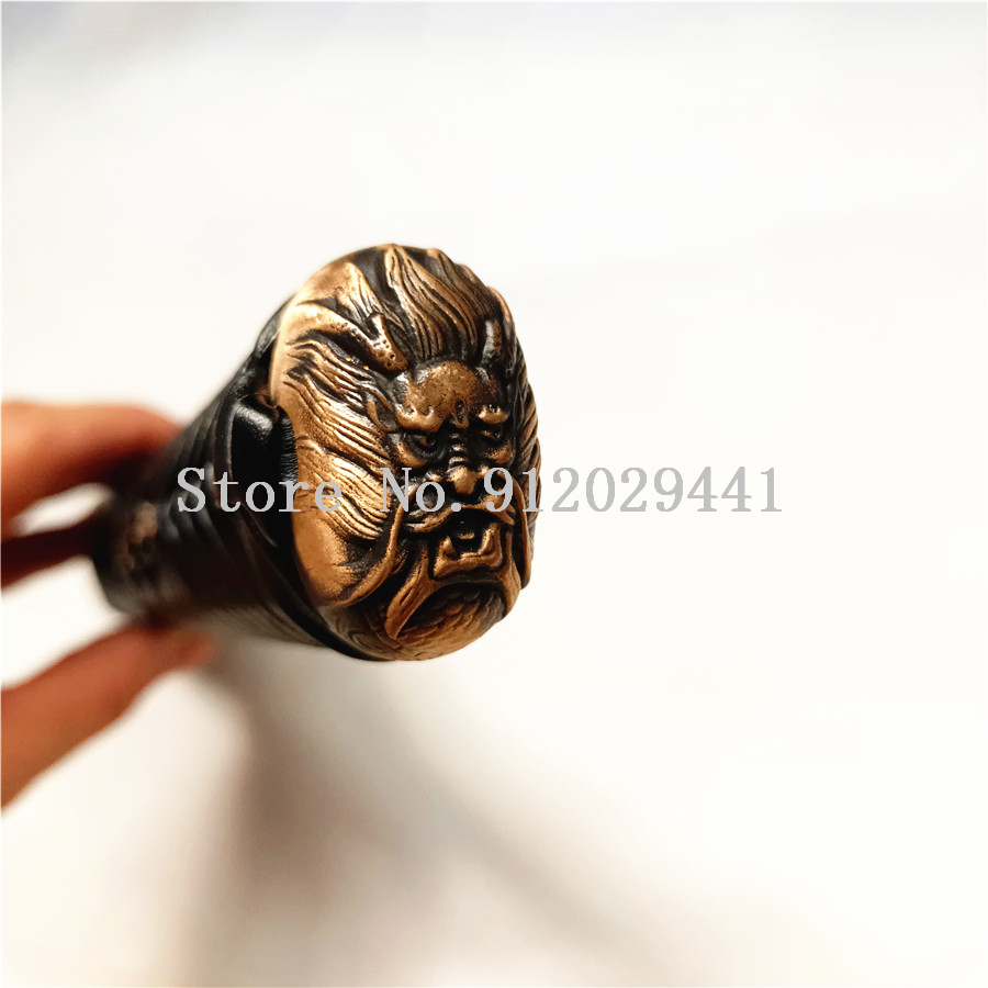 A Set Copper Hand Guard Tsuba Menuki Fuchi Kashira For Japanese Samurai Katana Wakizashi Tanto DIY Sword Handle Fittings