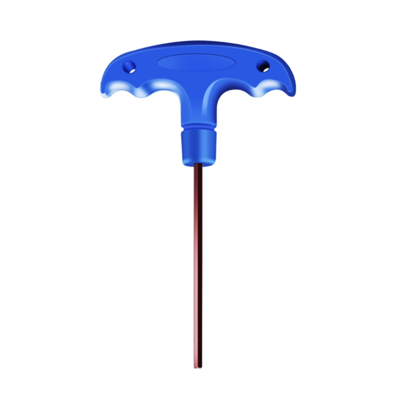 Reliable T-Handle Allen Wrench with Rubber Grip Long Handle Allen Key: PURPLE