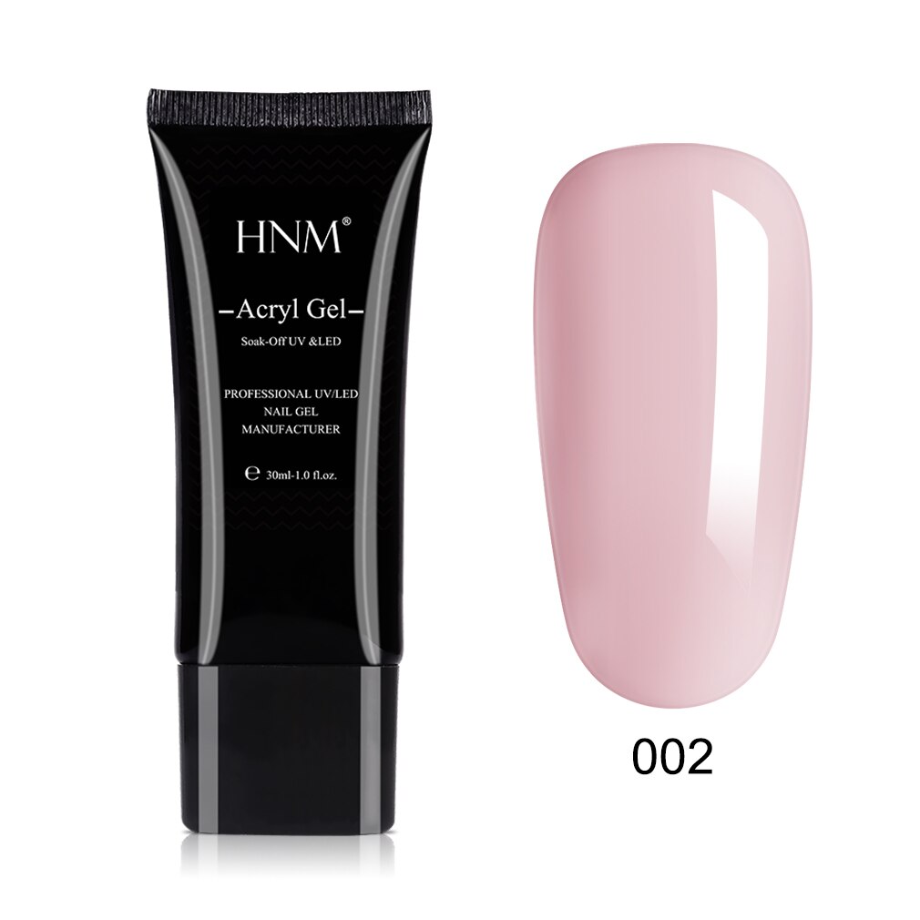 HNM 30ML UV Poly Gel Baumeister Nagel Acryl Gel Verlängerung Acryl Poligel Acrylgel Nagel Formen Aufkleber Stift Pinsel Für näGel Polieren Kunst: 2