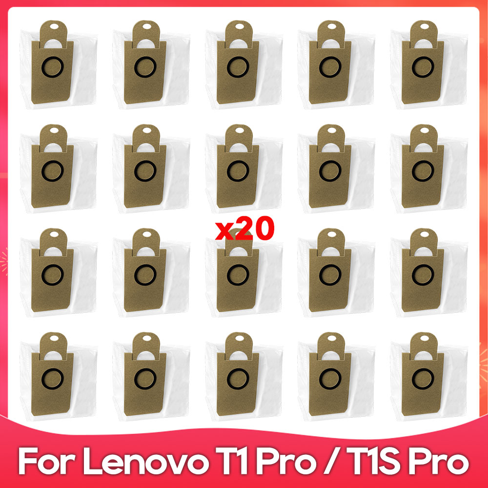 Compatible con ( Lenovo T1S Pro / T1 Pro / Proscenic M7 Pro / Honiture Q6 ) Cepillo principal y lateral, filtro HEPA, bolsa de polvo, paño de fregado, accesorio de repuesto.: Azul
