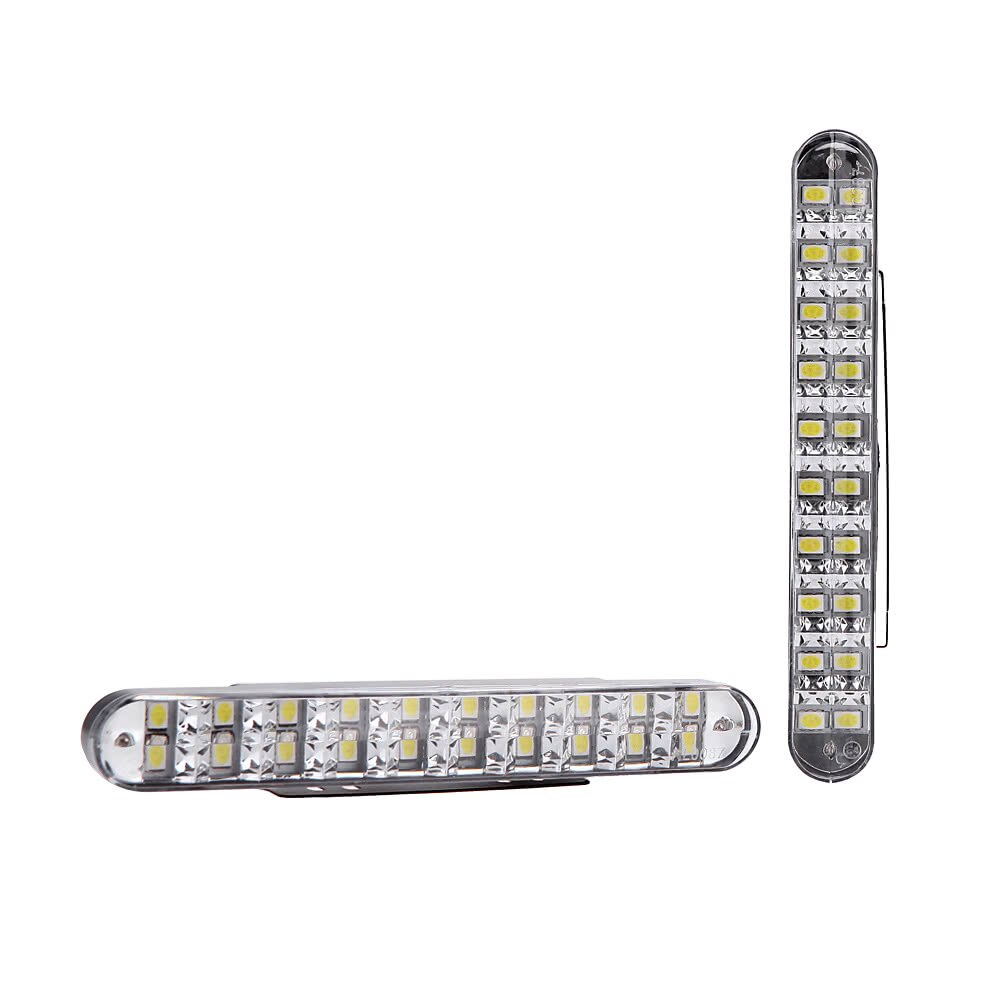 2 pakke bil kørelys 30 led lys bar med tilbehør til bil kørelys led tåge lys led