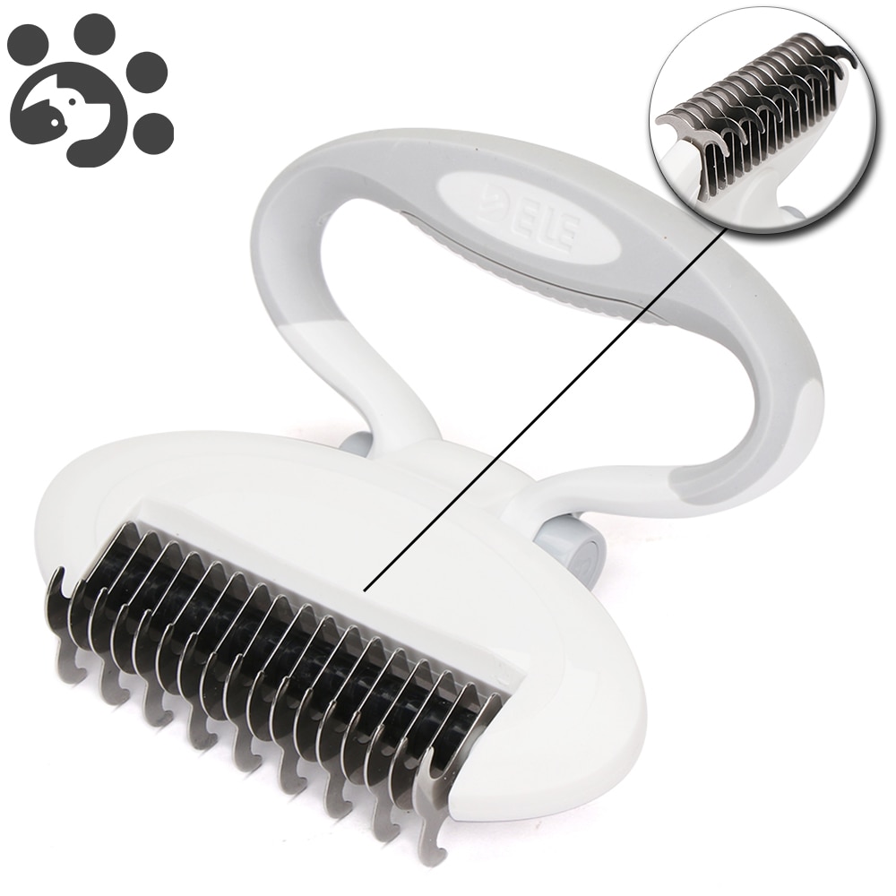 Pet Dog Comb for Untie Hair Knot Dogs Brush Combs for Large Small Dog Poodle Long Hair Dogs Comb Grooming Tool Shih Tzu Q008-S