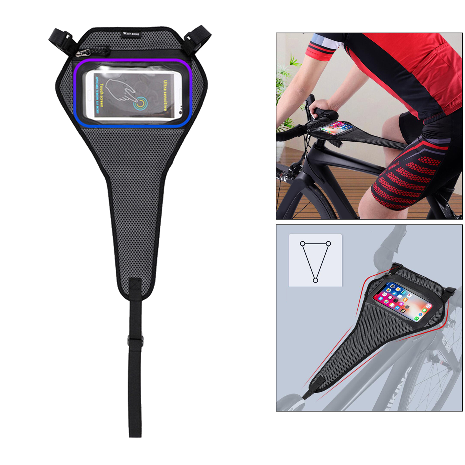 Fiets Zweetband Sweat-Proof Training Tape Fietsen Trainer Zweet Netto Frame Bescherming Fiets Accessoires