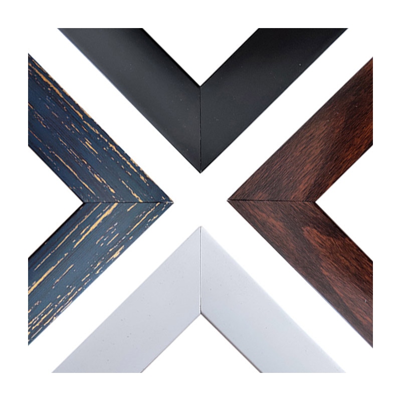 Modern ps ram för duk oljemålning fabrikspris träram för diamantmålning diy ram bild vägg dekor tillbehör