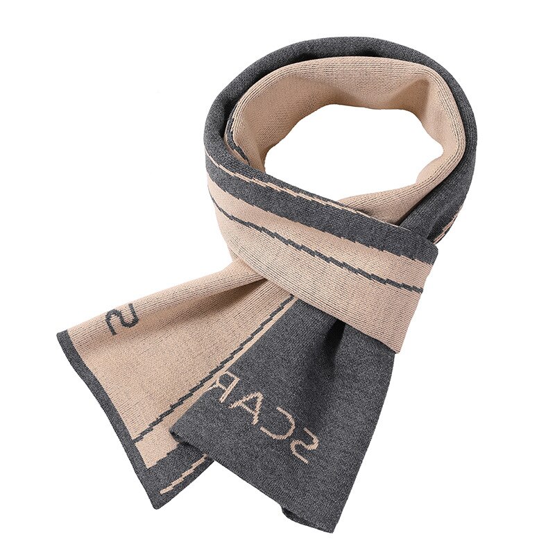 classique hommes hiver Plaid écharpe coupe-vent coton châles foulards doux décontracté écharpes homme entreprise écharpe