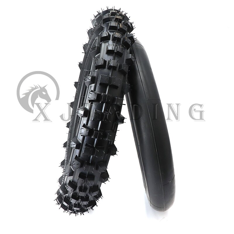 Off Road Tire 90/100-14 70/100-17 Inner And Outer Tires For Mud Pit Motorcycle Off Road Motorcycle 14/17 Inch Rear/Front Wheel