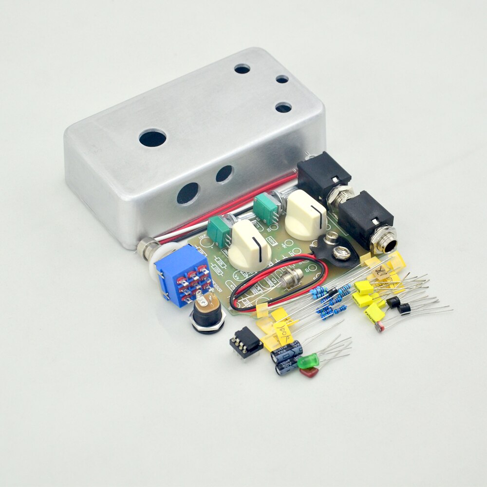 DIY Overdrive/retardo/pelusa/Boost/distorsión/Tremolo/Compresson Pedal de efectos de guitarra kit de Bypass verdadero Kits: LT-CP-G02