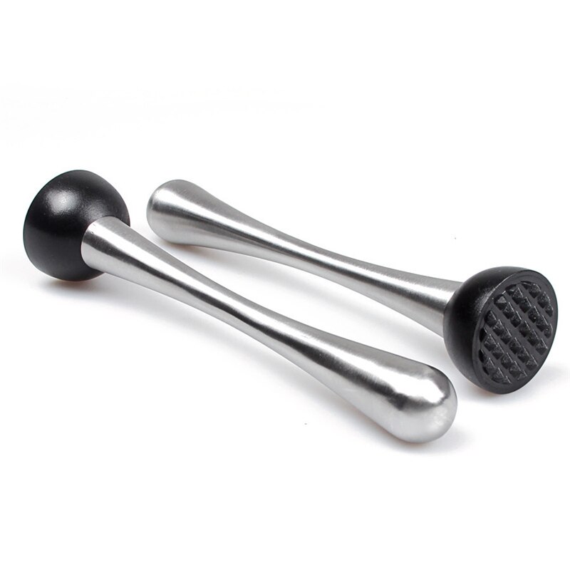 1Pc Rvs Roerstokje Citroen Metalen Stamper Roer Bar Bartenders Gereedschap Stamper Cocktail Shaker Wijn Accessoires